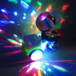 Luminous Motorcycle Pedal-Powered Toy - Stunt Rotation+Music Lights, Boys Birthday Gift/Yard Riding - Image 3