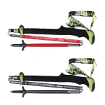 Pioneer Folding Ultralight Quick Lock Trekking Poles Hiking Pole Race Running Outdoor Walking Stick Carbon Fiber 115-135cm - Image 2