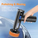 Electric Wireless Car Polisher Multi-functional Car Polishing Machine 4500mAh Scratches Repair Waxing Tools Home Car Dual-use - Image 2