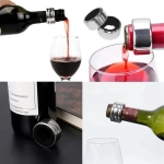 Stainless Steel Wine Bottle Collars Drip Ring Velvet Lined Anti-overflow Wine Drip Catcher for Home Bar Restaurant Outdoor Party - Image 5