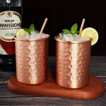 New 100% Copper Cups Pure Solid Moscow Mule PURE Copper Mugs-Shaped 400ml Cocktail Cups Beer Milk Mug Drinkware - Image 5