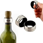 Stainless Steel Wine Bottle Collars Drip Ring Velvet Lined Anti-overflow Wine Drip Catcher for Home Bar Restaurant Outdoor Party - Image 3