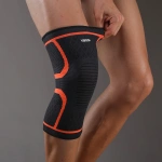 1 Pc Elastic Breathable Compression Knee Support Sleeve for Basketball Running Cycling - Image 3