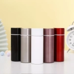 Fashion 120ml Mini Thermal Cup Leak-proof Stainless Steel Pocket Flask Travel Coffee Mug Lightweight Insulated Water Bottle