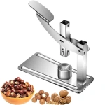 Heavy-Duty Chestnut Cracker Portable Nut Opener Cutte Stainless Steel Chestnut Clip with Non-Slip Handle Chestnut Opener Tools