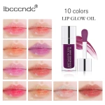 Hot Clear 6ml Crystal Jelly Moisturizing Lip Oil Plumping Lip Gloss Sexy Plump Lip Glow Oil Tinted Lip Plumper Lips Makeup - Image 4