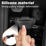2/4Pcs Silicone Car Door Lock Cover Protective Decoration Case For Jeep Cherokee KL 2016 2017 2018 2019 2020 2021 - Image 4
